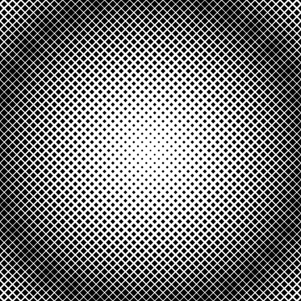 Geometrical halftone diagonal square pattern background graphic vector