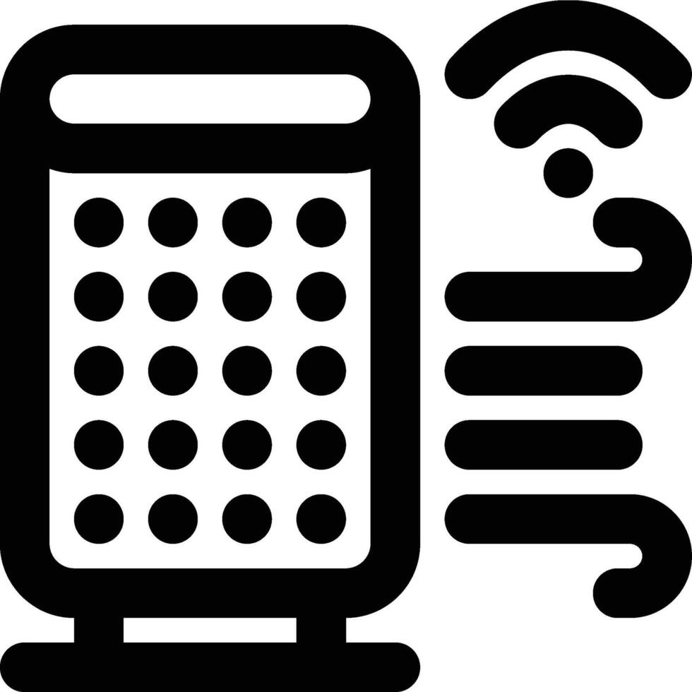 Smart Purifier, Smart, Air Purifier Outline Icon vector