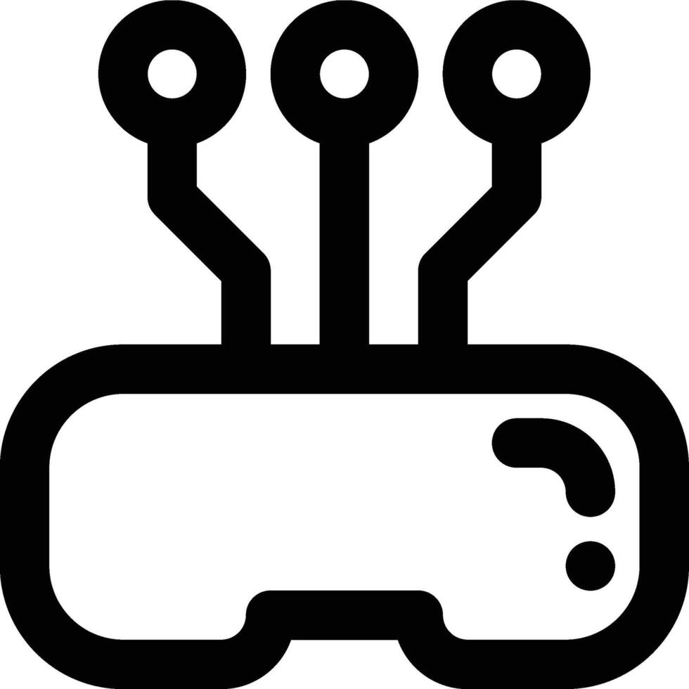 VR Technology, Virtual Reality, Technology Outline Icon vector