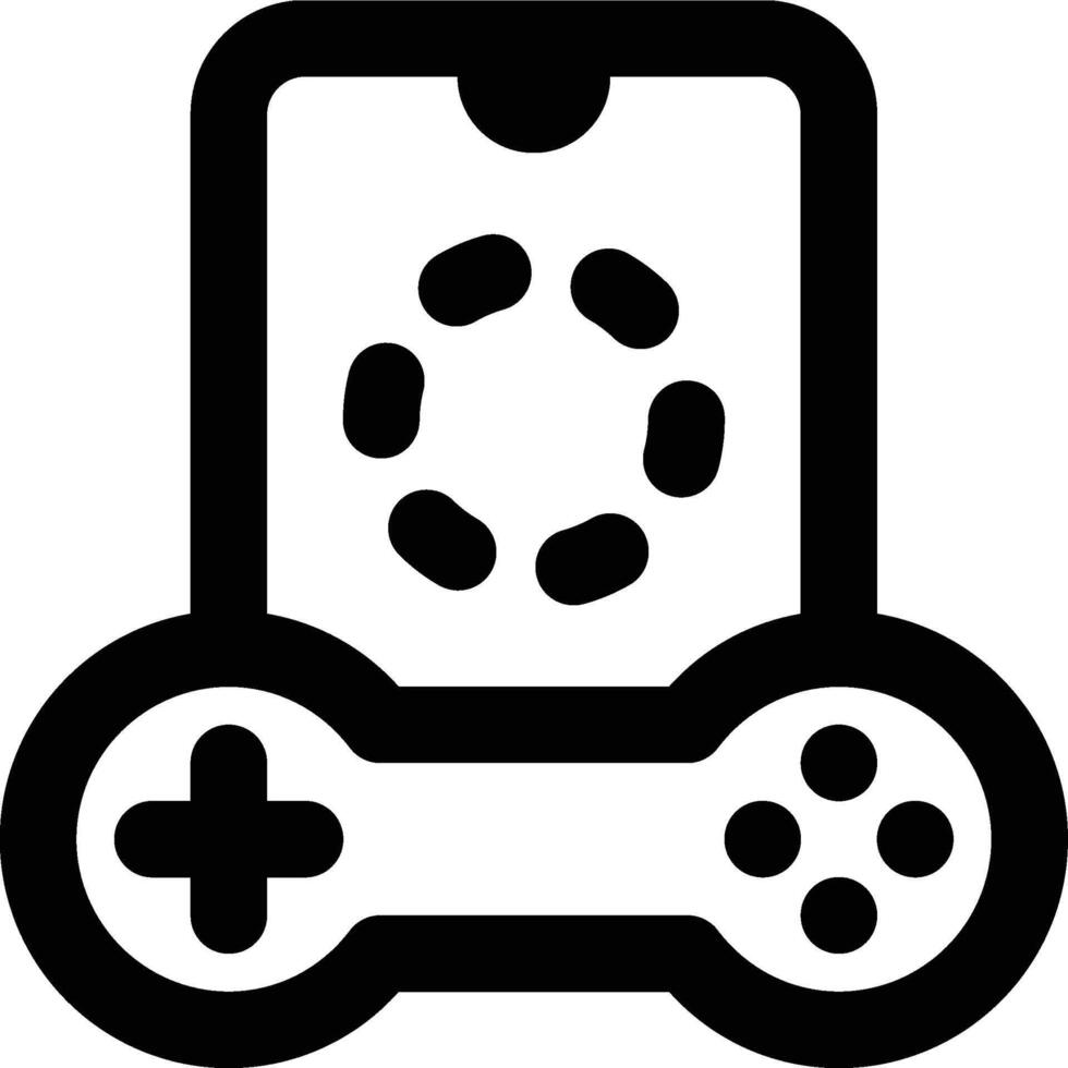 AR Game, AR Gaming, Augmented Reality Outline Icon vector