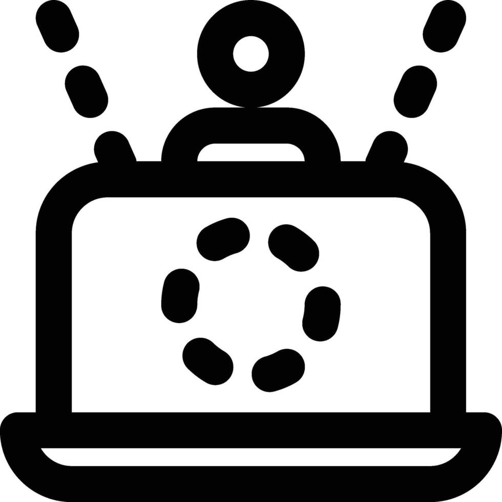 Extended Reality, Virtual Reality, Augmented Reality Outline Icon vector