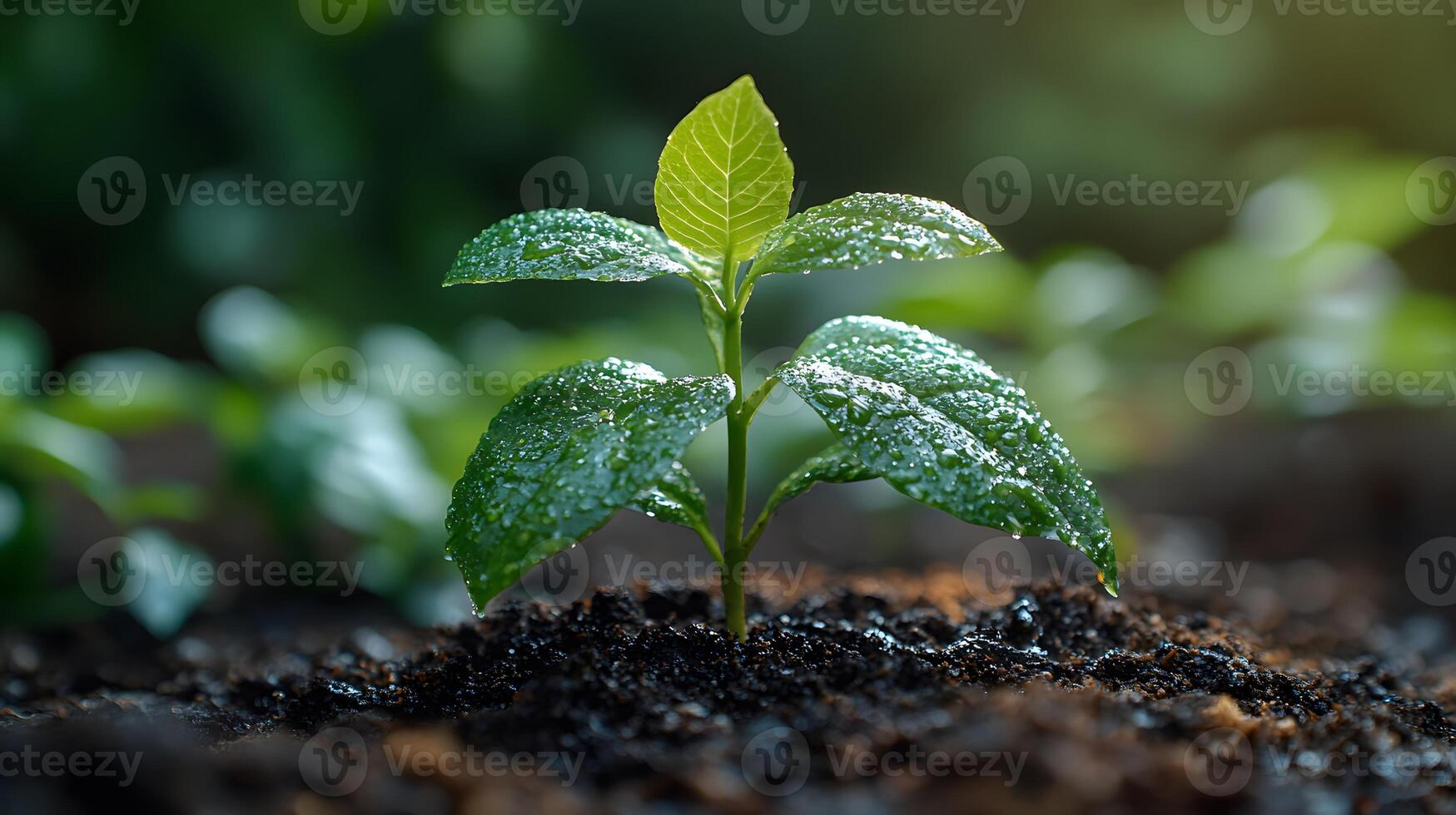 Farmer using an AI-powered weather prediction tool to optimize planting schedules photo
