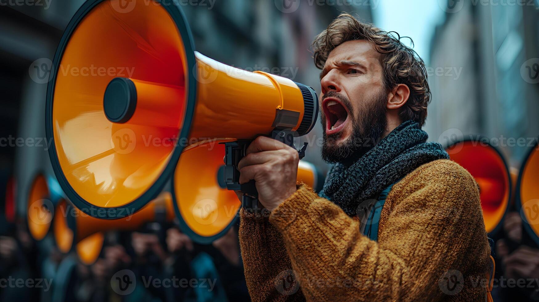 Business teams handling customer communication during crises, reinforcing positive corporate messaging, and managing public expectations with copy space photo