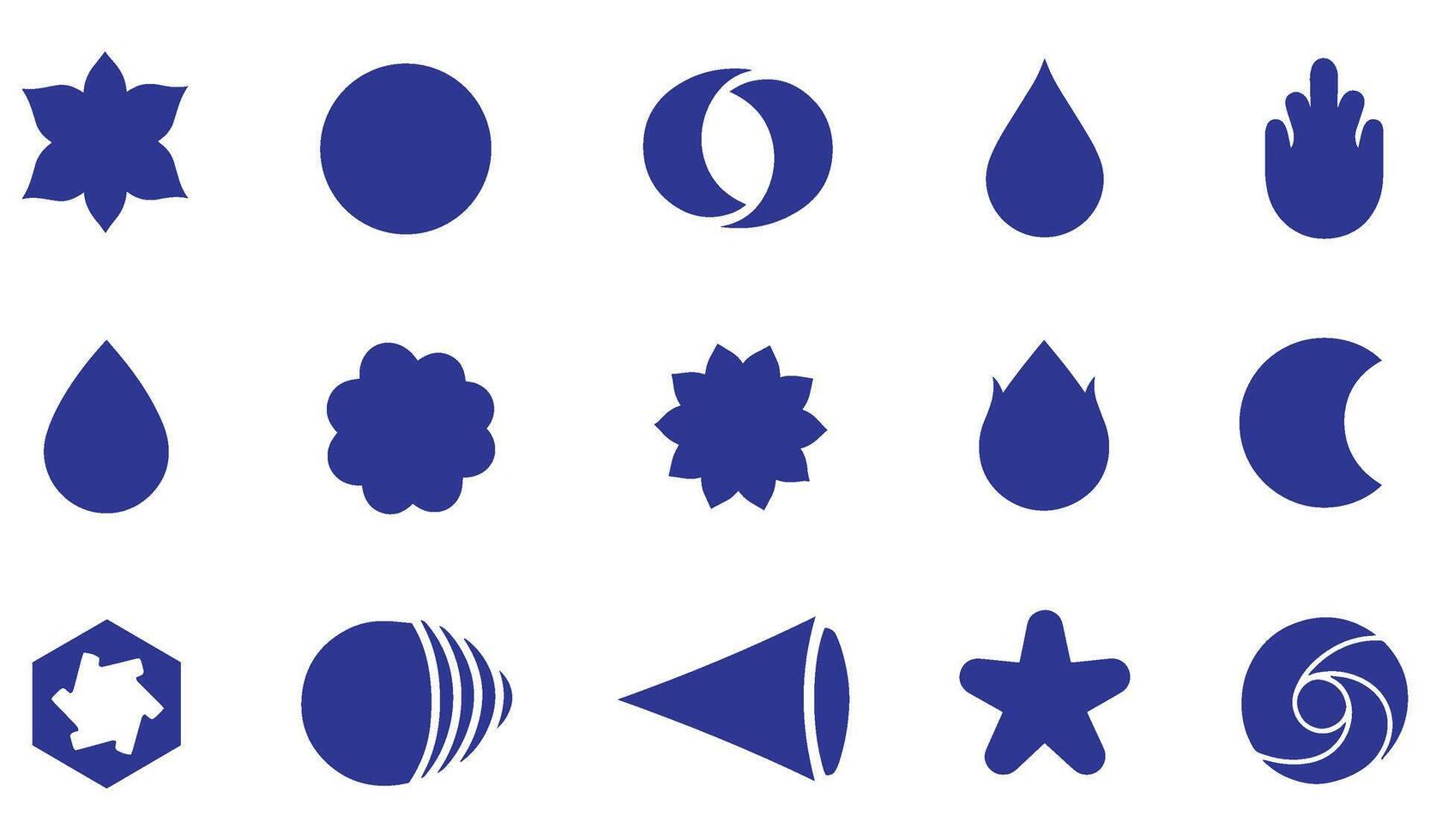 Texture motion energy whirl decorative spiral swirl abstract geomatic shape flower botanical outline symbol icon company business logo set vintage circle leaf fire water bird wing vector