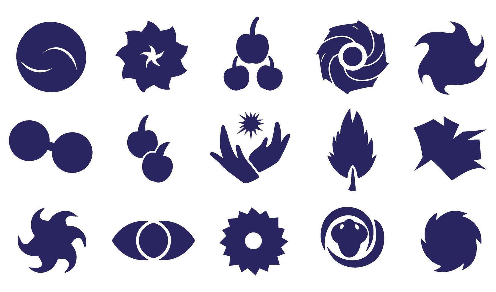 Business company icon symbol abstract geomatic shape logo decorative flower botanical outline spiral energy whirl texture vintage set circle leaf fire water bird wing modern swirl pattern vector