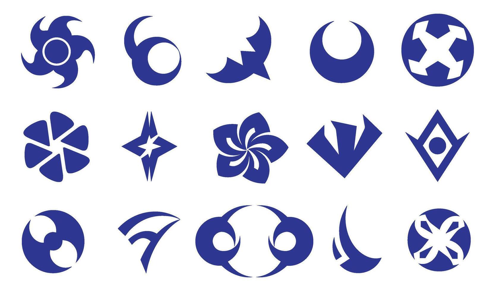 Company icon logo business symbol abstract geomatic shape botanical outline spiral motion texture flower decorative leaf fire water bird wing energy vintage swirl design vector