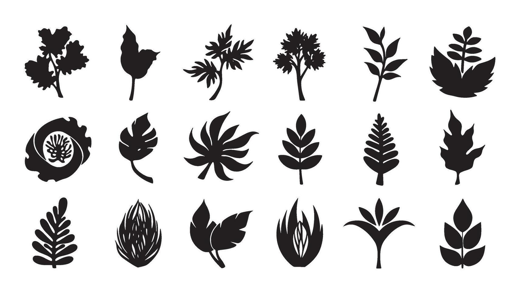 Decorative botanical flower abstract geomatic shape spiral motion energy swirl logo symbol icon company business outline vintage retro set circle leaf fire water bird wing texture vector