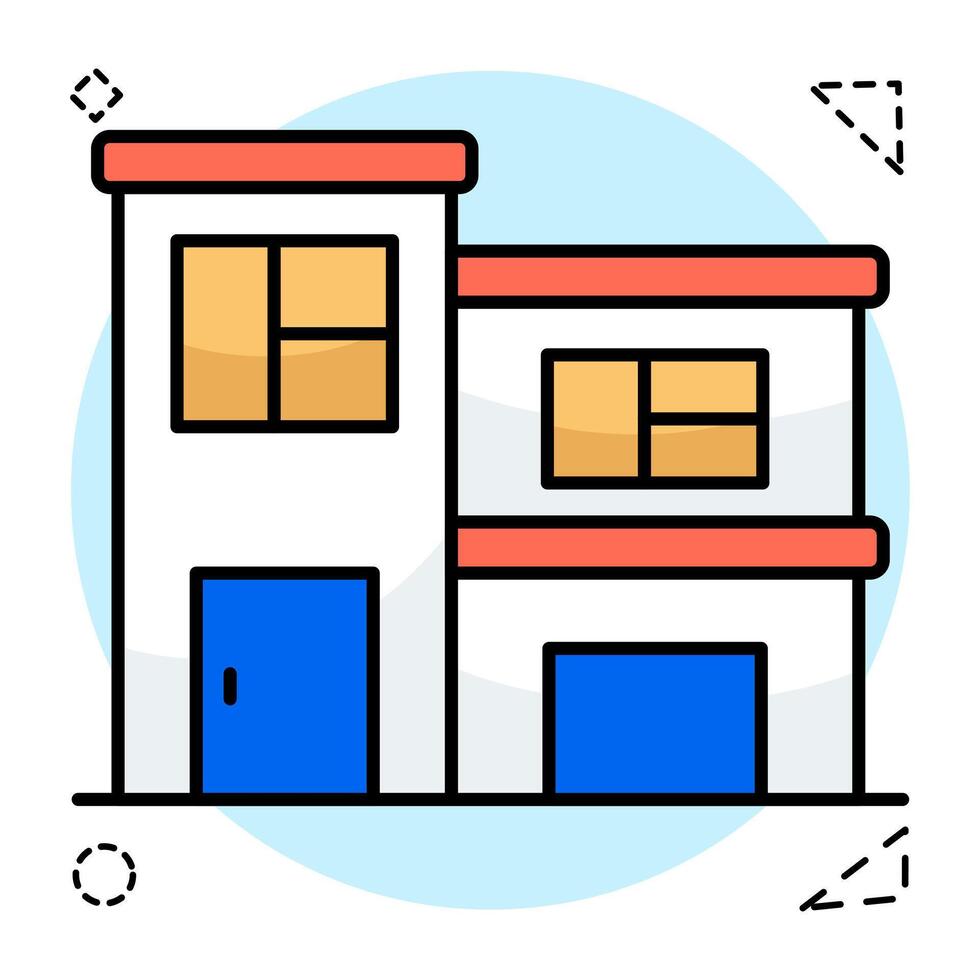 Perfect colored design icon of homestead vector