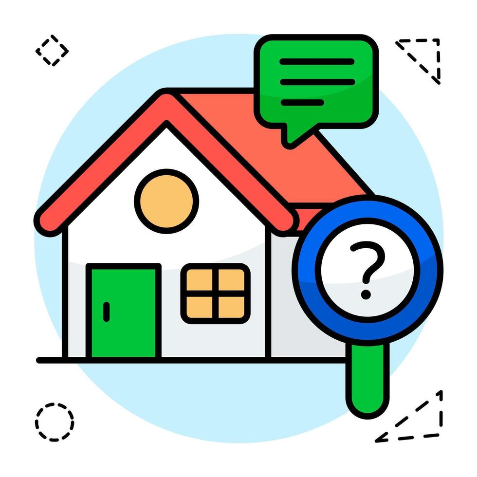 Modern download icon of home relocation vector