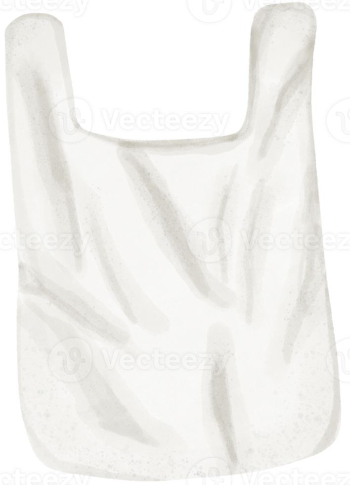 White plastic bag png