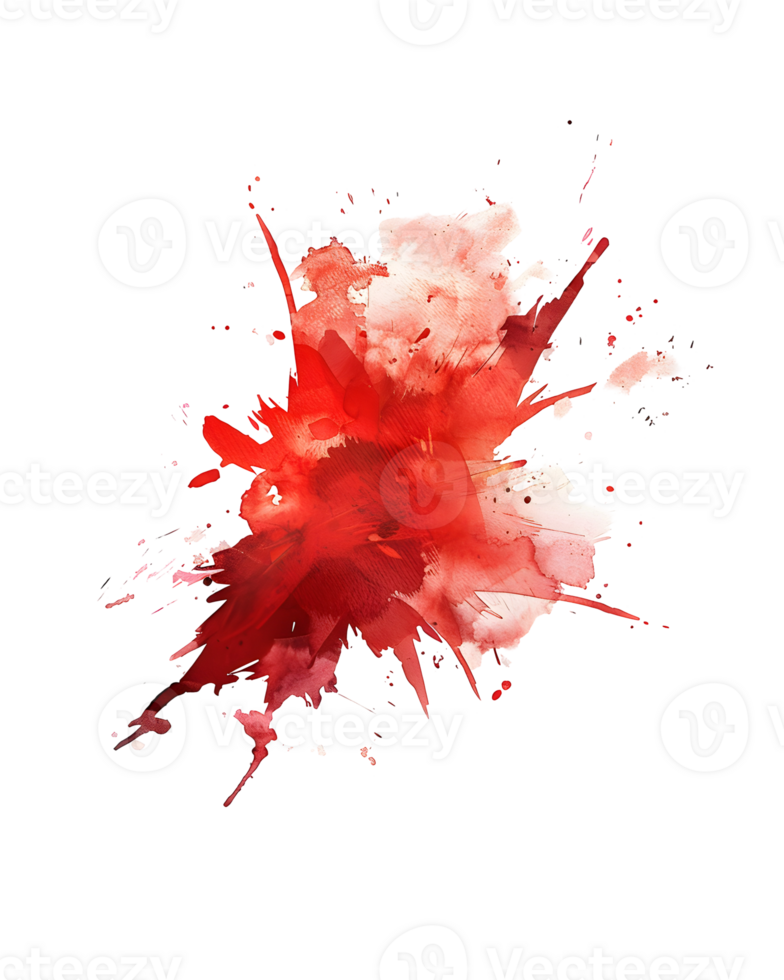 dynamic explosion of rich crimson hues, with fluid brushstrokes and watercolor textures, creates an abstract visual that evokes energy and emotion. png