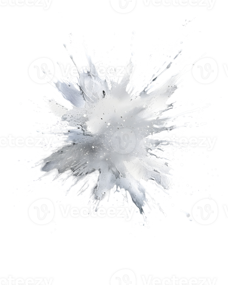 Explosive Artistry A stunning artistic watercolor representation of an explosion, a captivating display of dynamic energy and form, evoking a sense of power. png