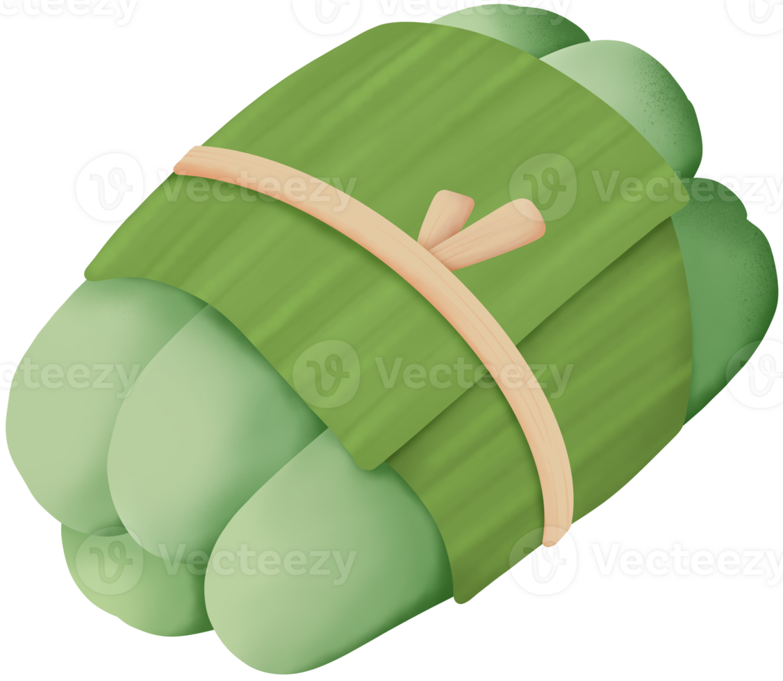 Cucumber wrapped in leaves png