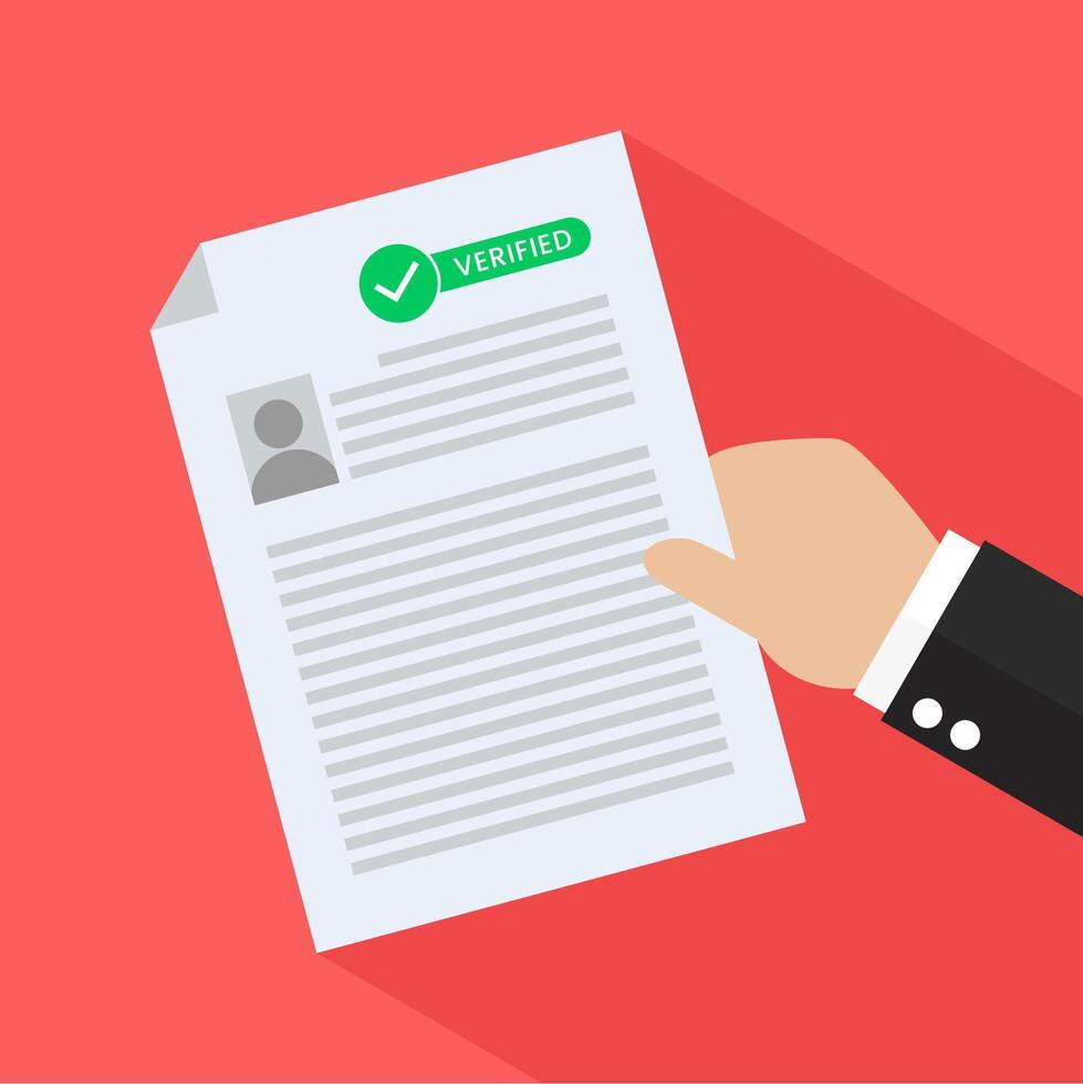 Test papers from verified teachers vector