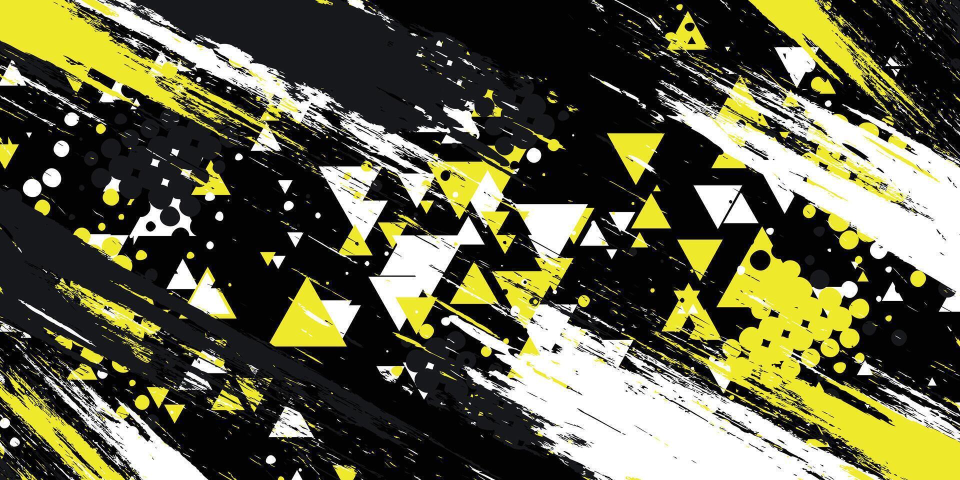 Abstract pattern background with brush effect vector