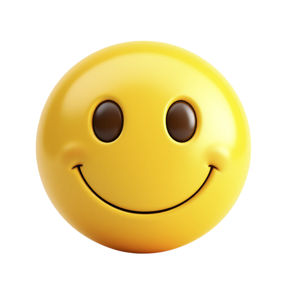 A smiley face with a black background png