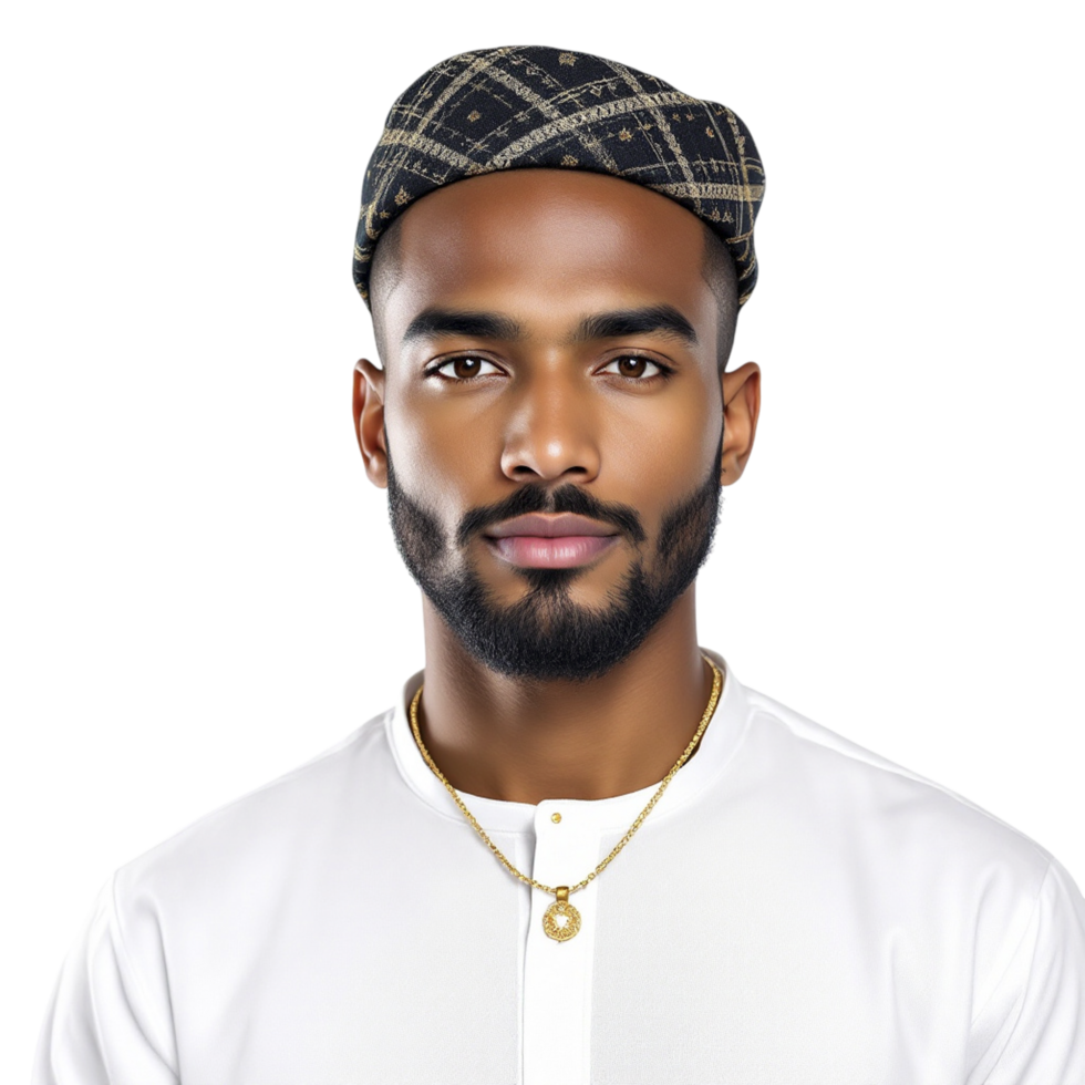 A man in a white shirt and a gold chain png