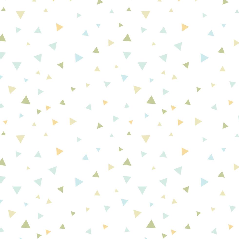 A pattern with small triangles on a white background vector