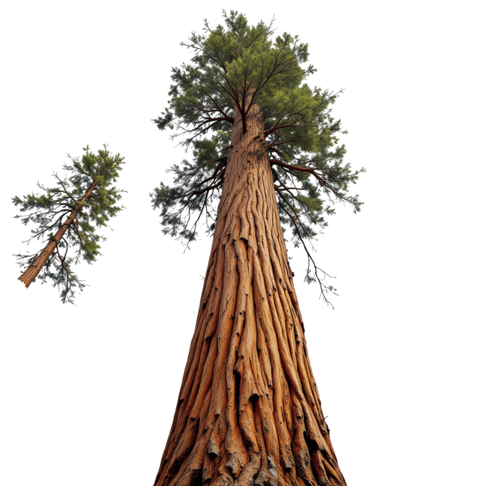 A large tree with a smaller tree next to it png