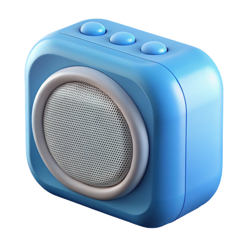 stunning artistic Bluetooth speaker with compact design original png