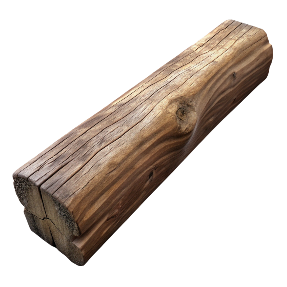 dramatic classic Wooden beam, weathered oak, rustic charm, high quality png