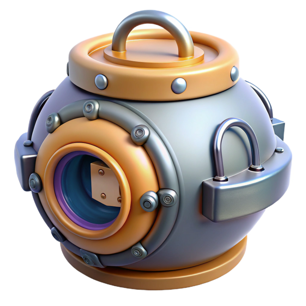 serene creative Spaceship hatch with locking mechanism exclusive png