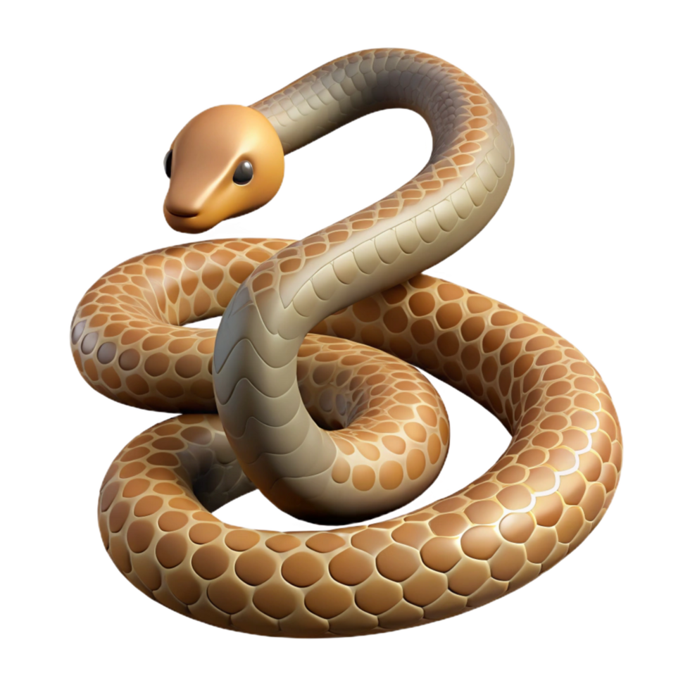 impressive modern A slithering Rattlesnake, original png