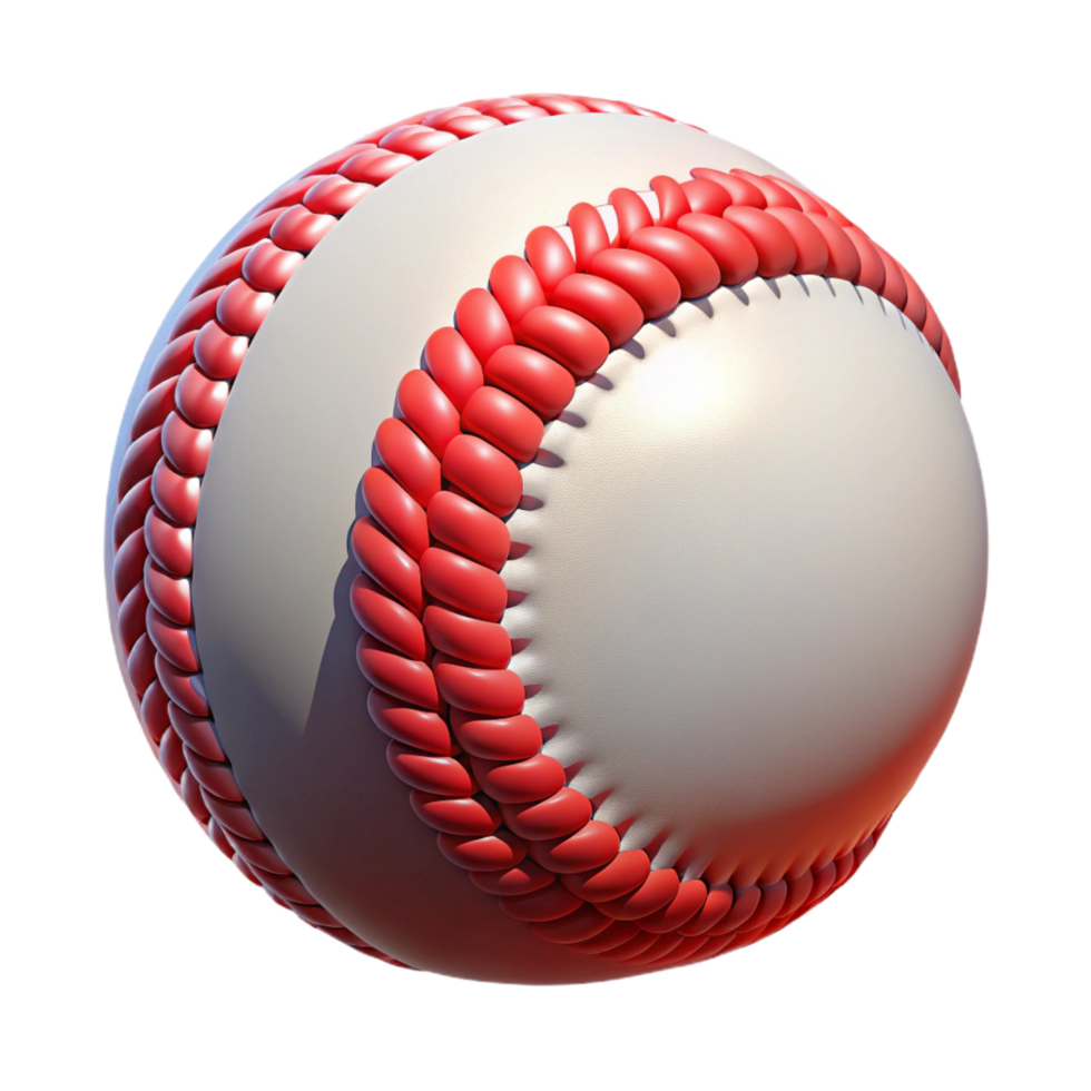 serene vintage A baseball with red stitching professional png