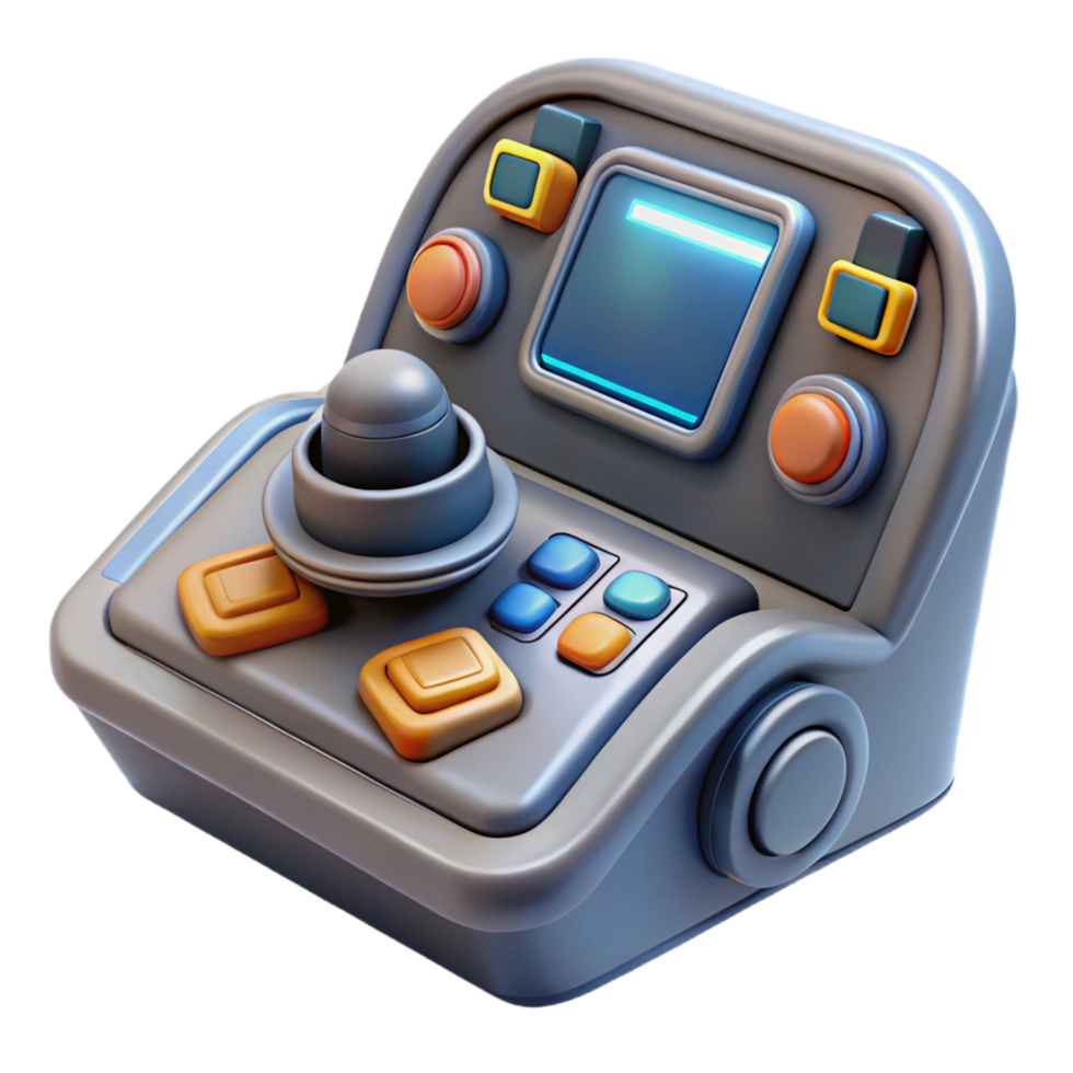 extraordinary minimalist Spaceship cockpit control panel with buttons and levers genuine png