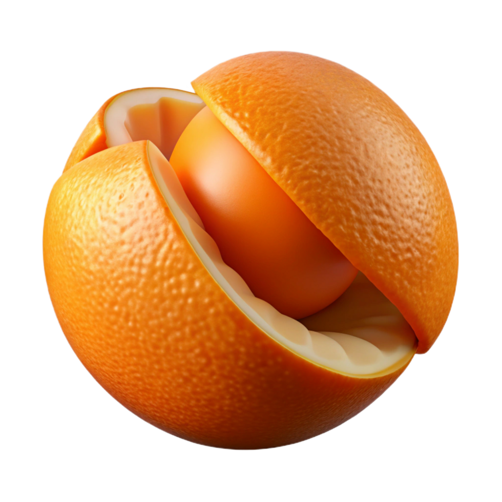 serene modern Single orange peel professional png