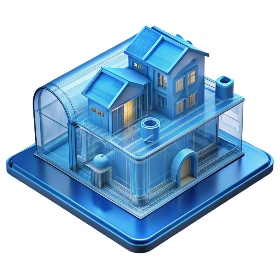 impressive traditional Architectural blueprint, detailed drawing, technical plan, high resolution png