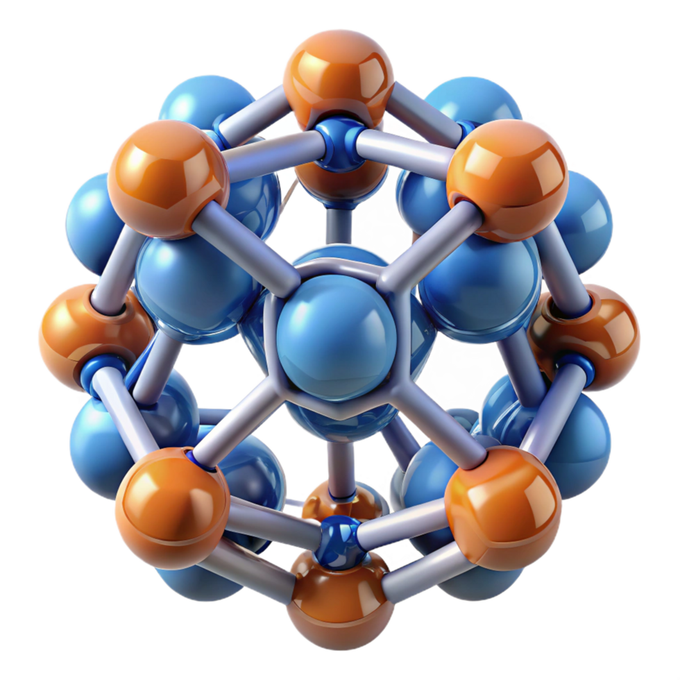 dramatic rustic Nanobot assembly forming a complex shape premium png