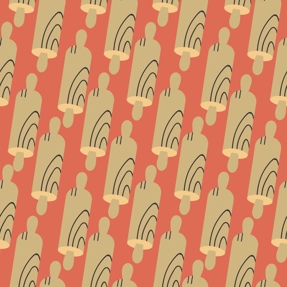Rolling Pin seamless pattern background for decoration and packaging vector