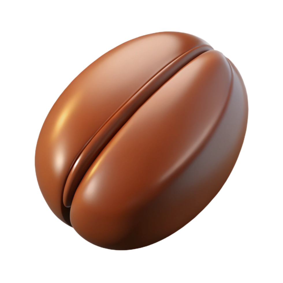impressive classic Single coffee bean detailed png