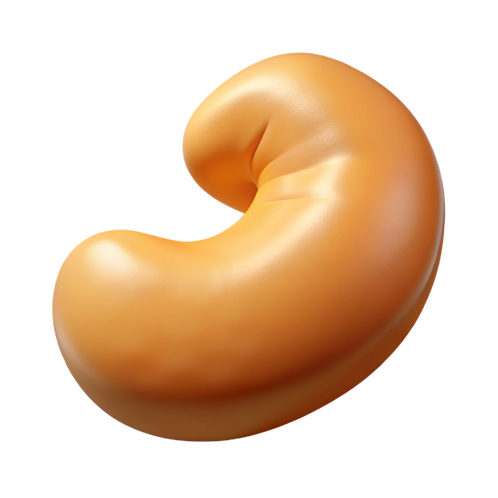 vibrant minimalist Cashew nut authentic png