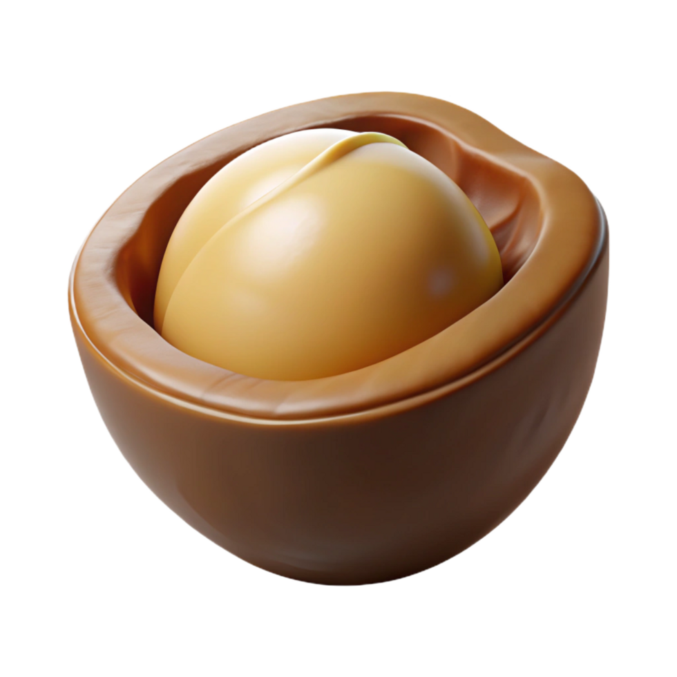 magnificent rustic Macadamia nut in shell authentic png