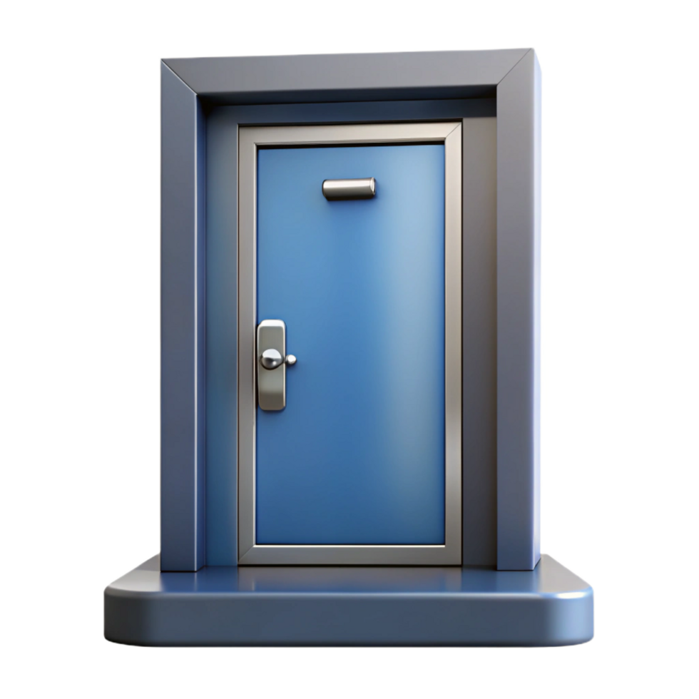 stunning rustic Front door, modern, sleek design authentic png