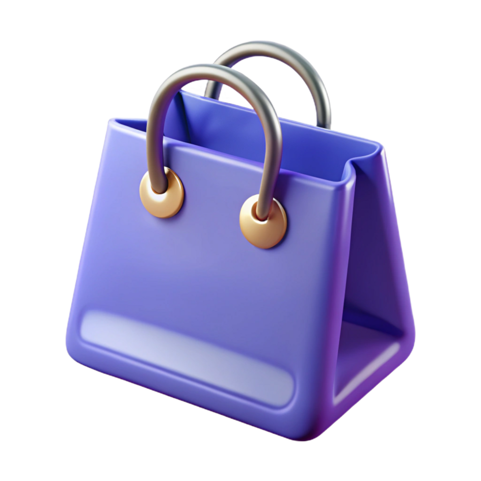 elegant traditional Shopping bag, genuine png