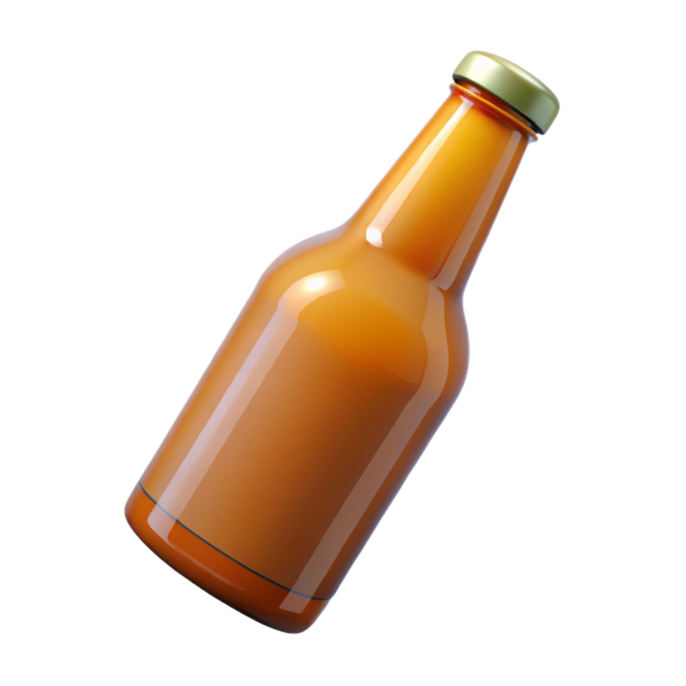 wonderful classic Beer bottle, authentic png