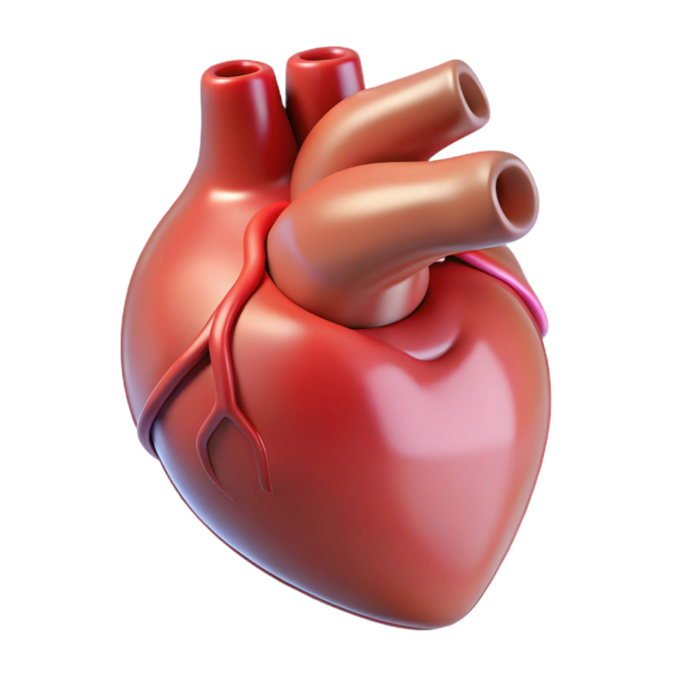 serene classic Human heart, premium png