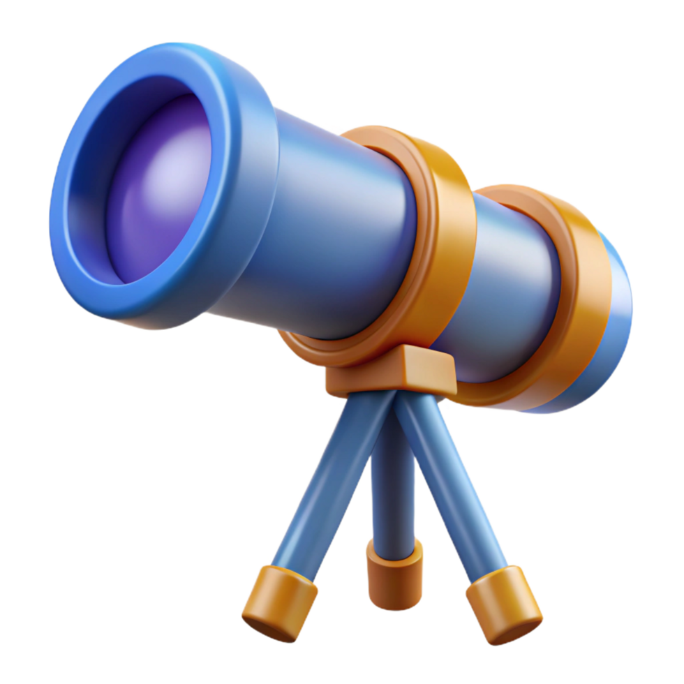 magnificent modern Telescope, professional png