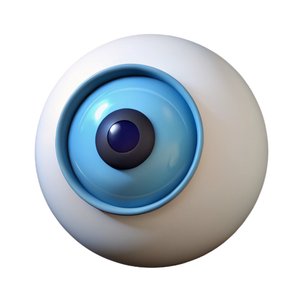vibrant artistic Cyclops' eye, single large eye, high quality png