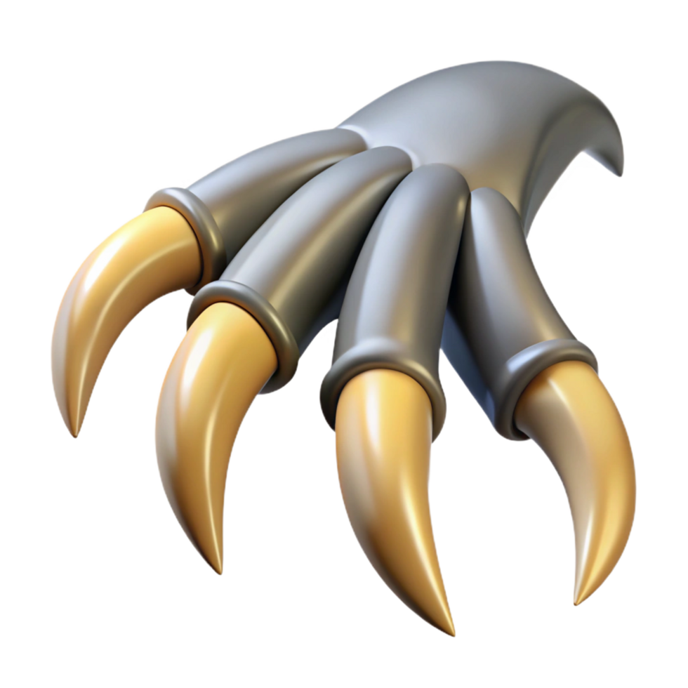 magnificent contemporary Harpy talons, sharp claws, genuine png