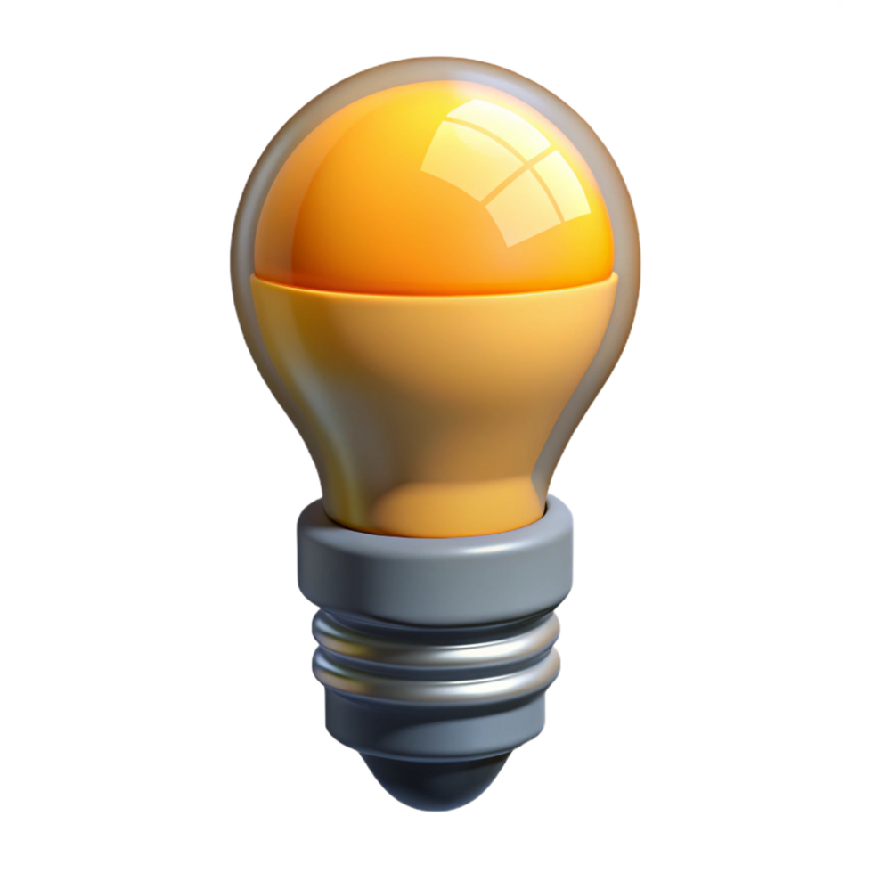 extraordinary rustic Futuristic lightbulb with adjustable color temperature and brightness high resolution png