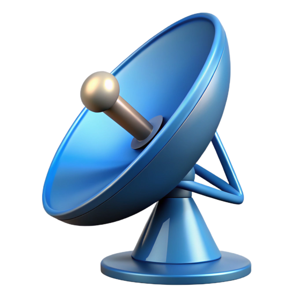 extraordinary abstract Satellite dish pointing upwards authentic png