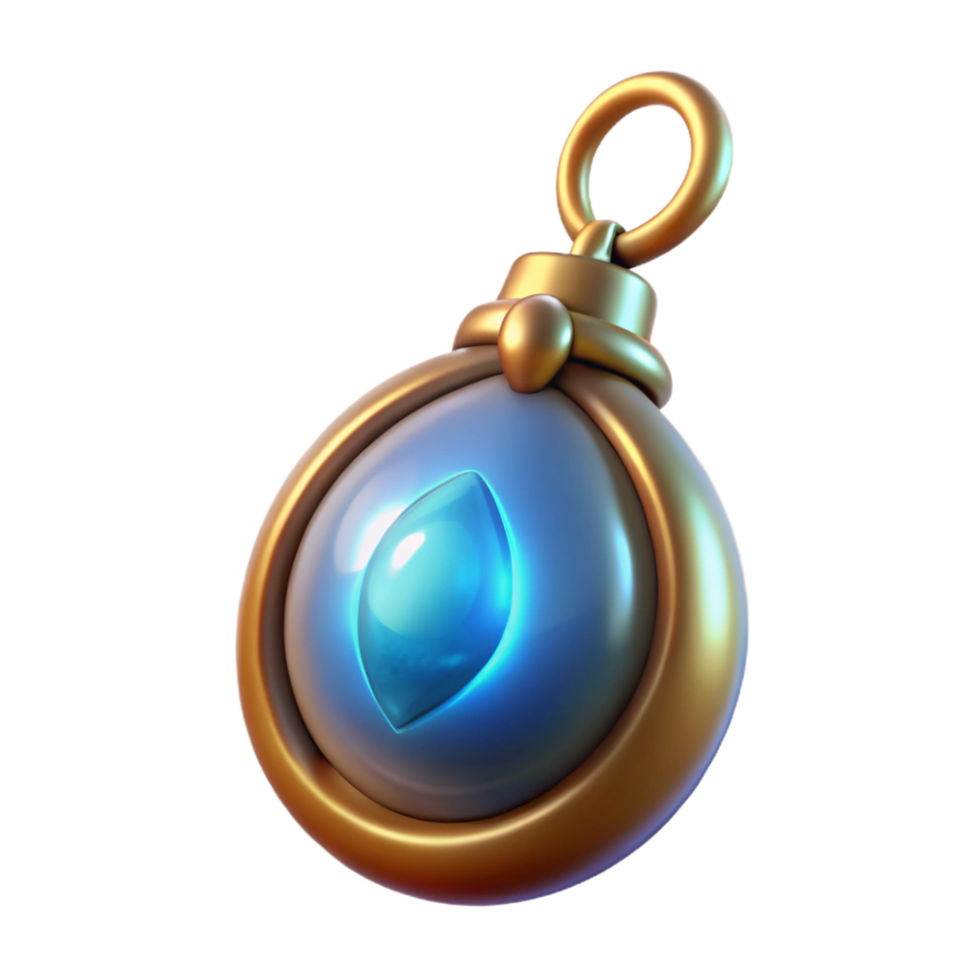 magnificent creative A single, magic amulet, pulsing with energy, high resolution png