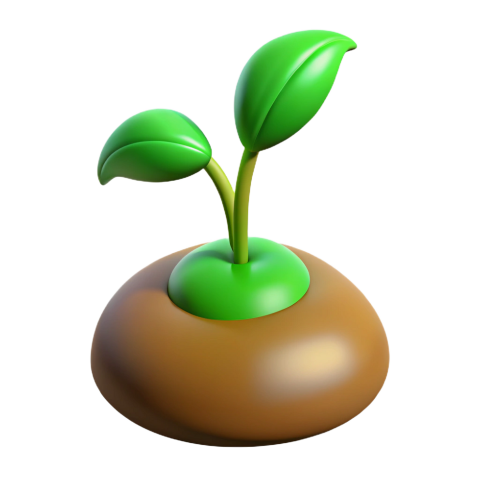wonderful contemporary Green sprout emerging from seed authentic png