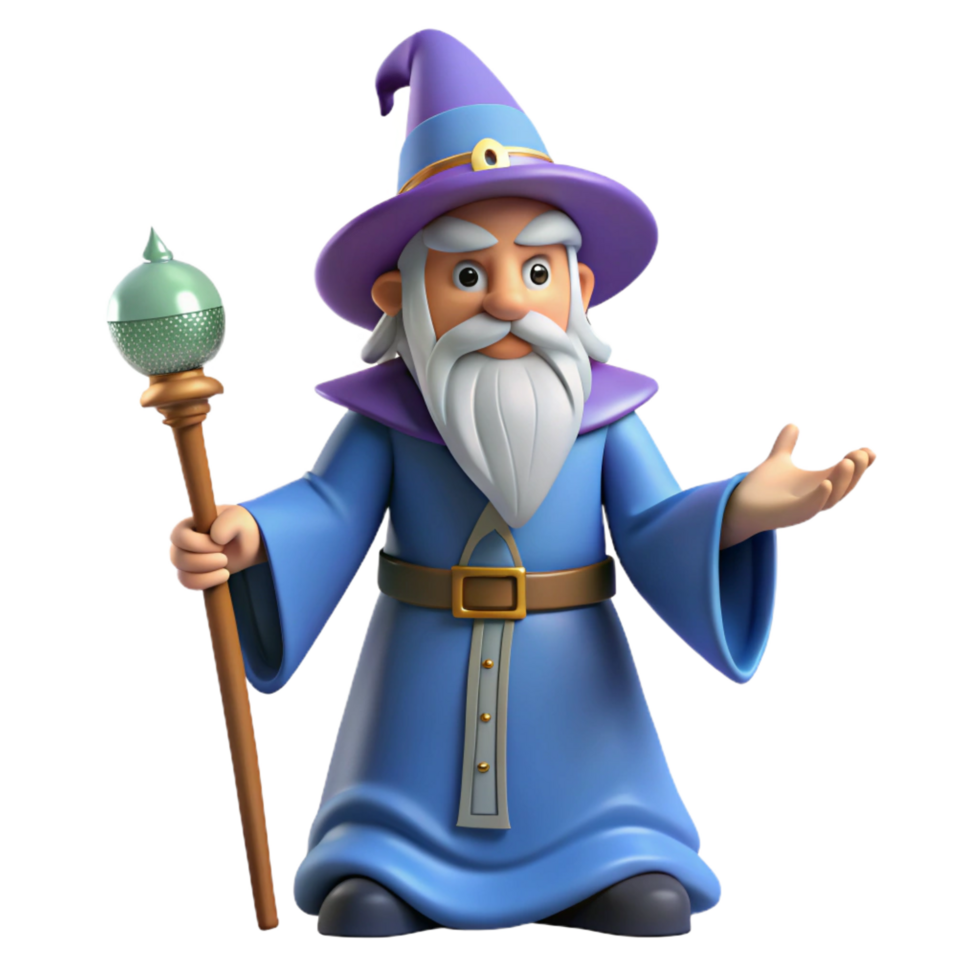 serene classic Merlin, wizard, Arthurian legend, professional png