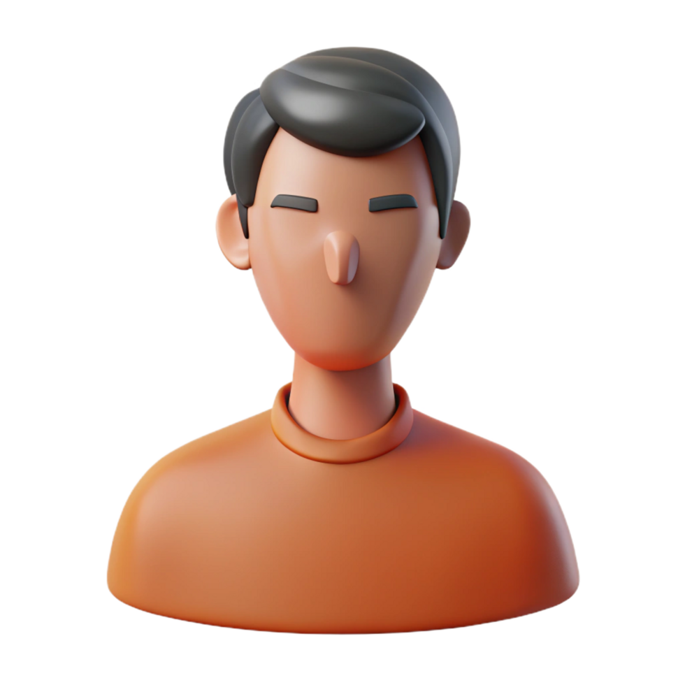 impressive artistic Silhouette portrait, minimalist portrait, authentic png
