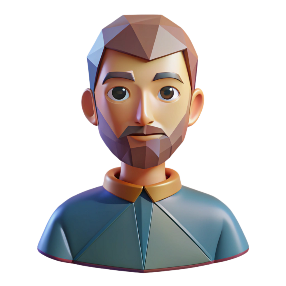 extraordinary contemporary Geometric portrait, abstract portrait, high quality png